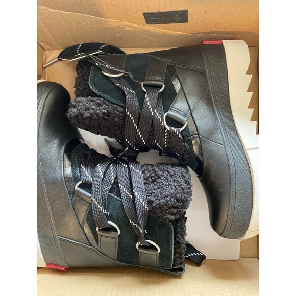 Women's 5.5 Sorel Joan of arctic next boot wp (black/fawn) - Picture 6 of 6